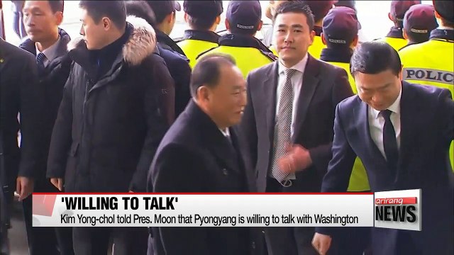 N. Korea 'willing to talk' with U.S. despite Pres. Moon's mention of nuclear program
