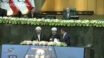 Embarking on a second term, Iran's Rouhani accuses Trump over nuclear deal