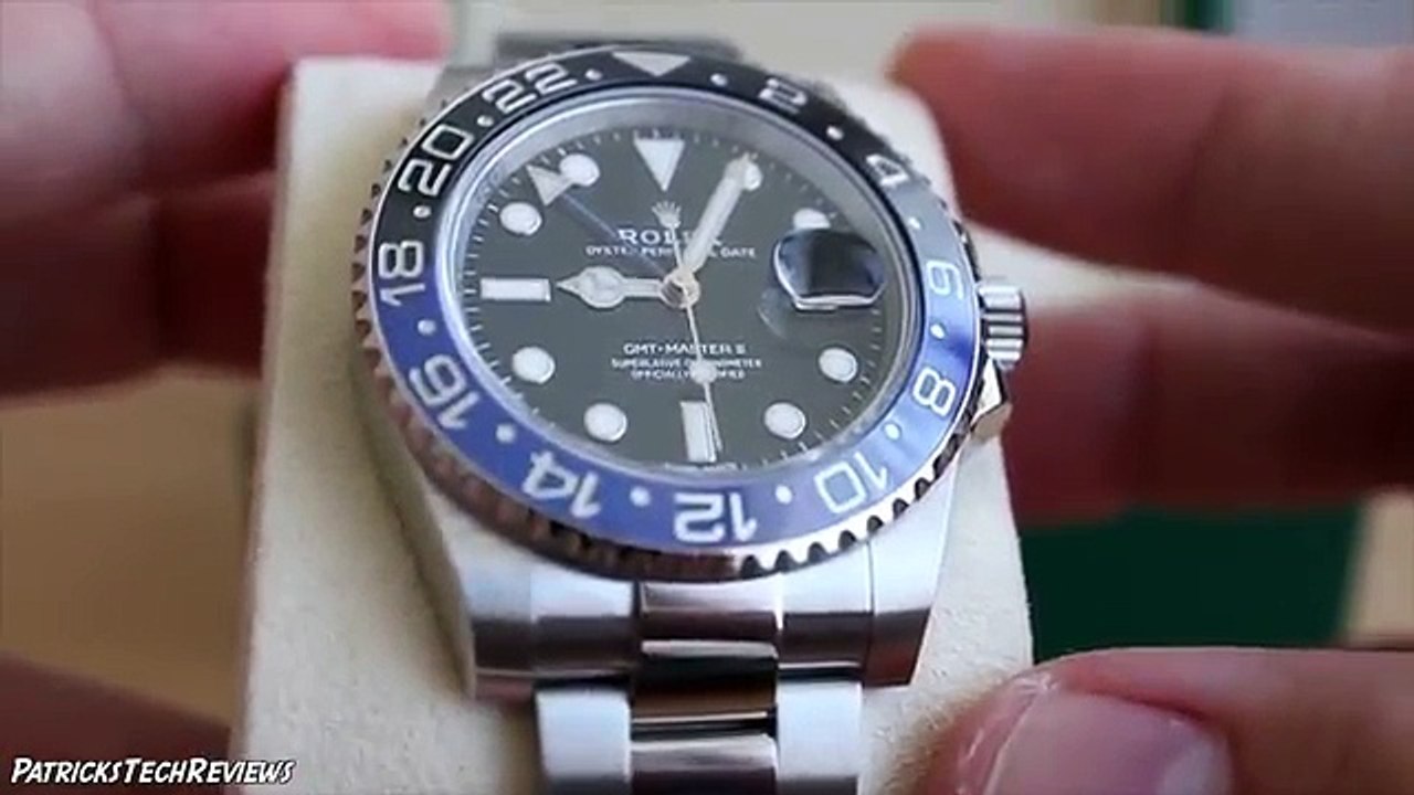 Rolex GMT Master II BLNR (Batman) - Ref. 116710BLNR - comprehensive watch review with macro details