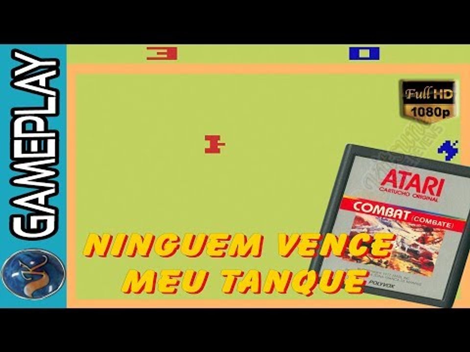 Combat - Ninguem Vence meu Tanque - Atari 2600...