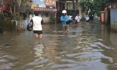 Hampir Sepekan, Banjir di Kabupaten Bandung Belum Surut