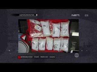 Rapi Banget! Pelaku Menyelundupkan Sabu Dibawah Tumpukan Baju - Customs Protection