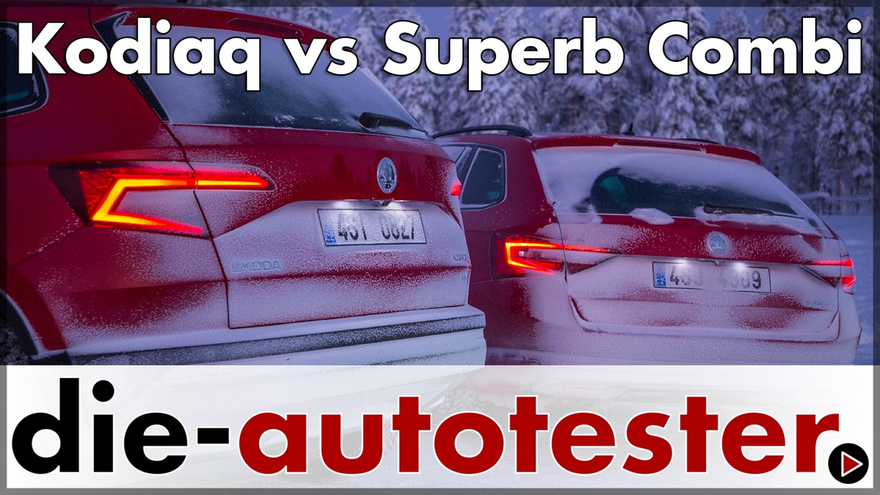 Vergleich: Skoda Kodiaq vs. Skoda Superb Combi im Test | Auto