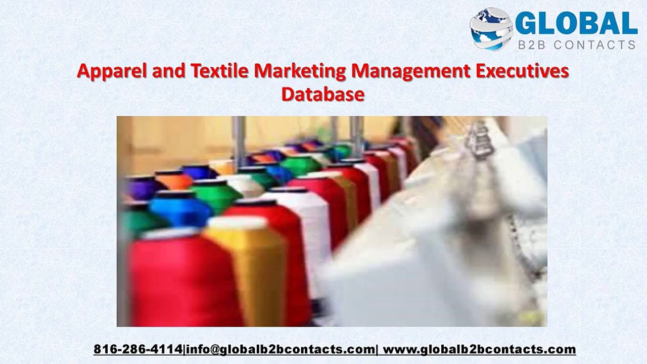 Apparel_and_Textile_Marketing_Management_Executive database