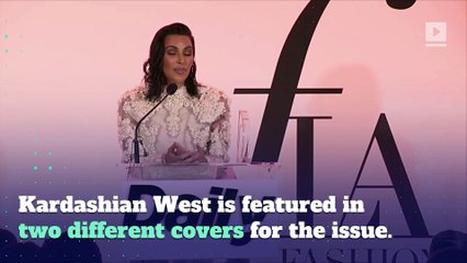Kim Kardashian Shines in Her Seventh Vogue Cover