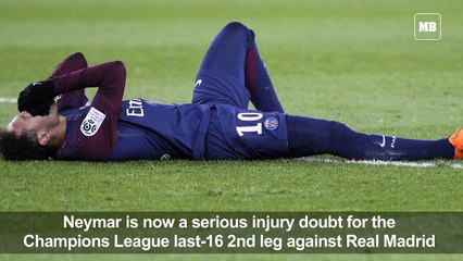 Neymar suffers fractured metatarsal, doubt to face Real Madrid