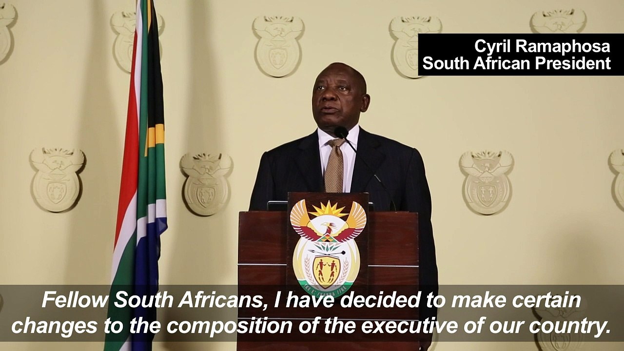 Sweeping Ramaphosa reshuffle for S.Africa