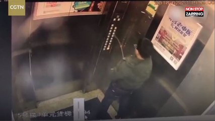 Corée du sud : Un petit farceur urine dans un ascenseur et se fait prendre à son propre piège (Vidéo)