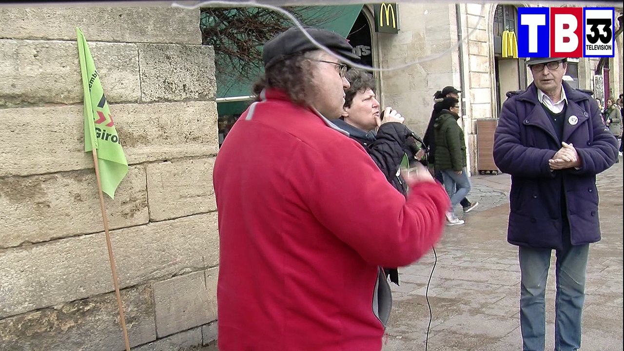 rencontre avec Joëlle noreau porte parole d'AC Gironde  ce jeudi 15 Février 2018 place de la victoire Bordeaux