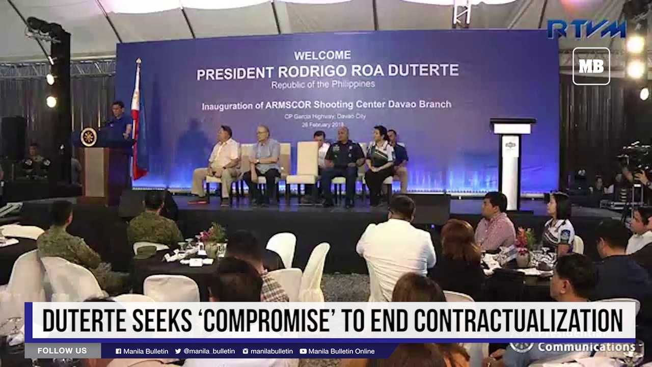 Duterte seeks ‘compromise’ to end contractualization