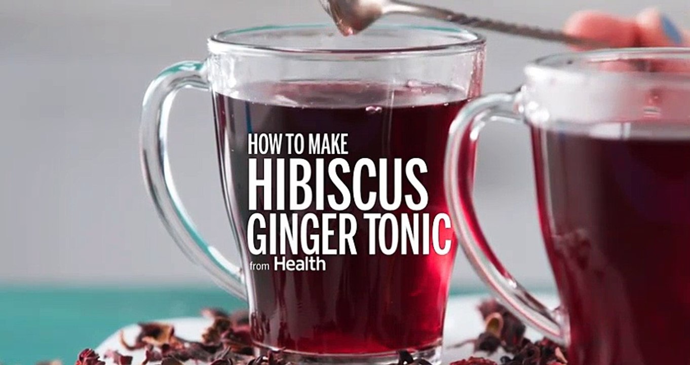 How to Make Hibiscus Ginger Tonic