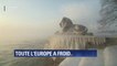 La glace et le froid livrent des images étonnantes partout en Europe