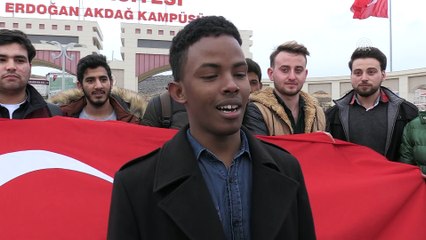 Yabancı uyruklu öğrencilerden Zeytin Dalı Harekatı'na destek - YOZGAT