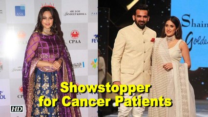 Zaheer-Sagarika, Sonakshi walk ramp for Cancer survivors