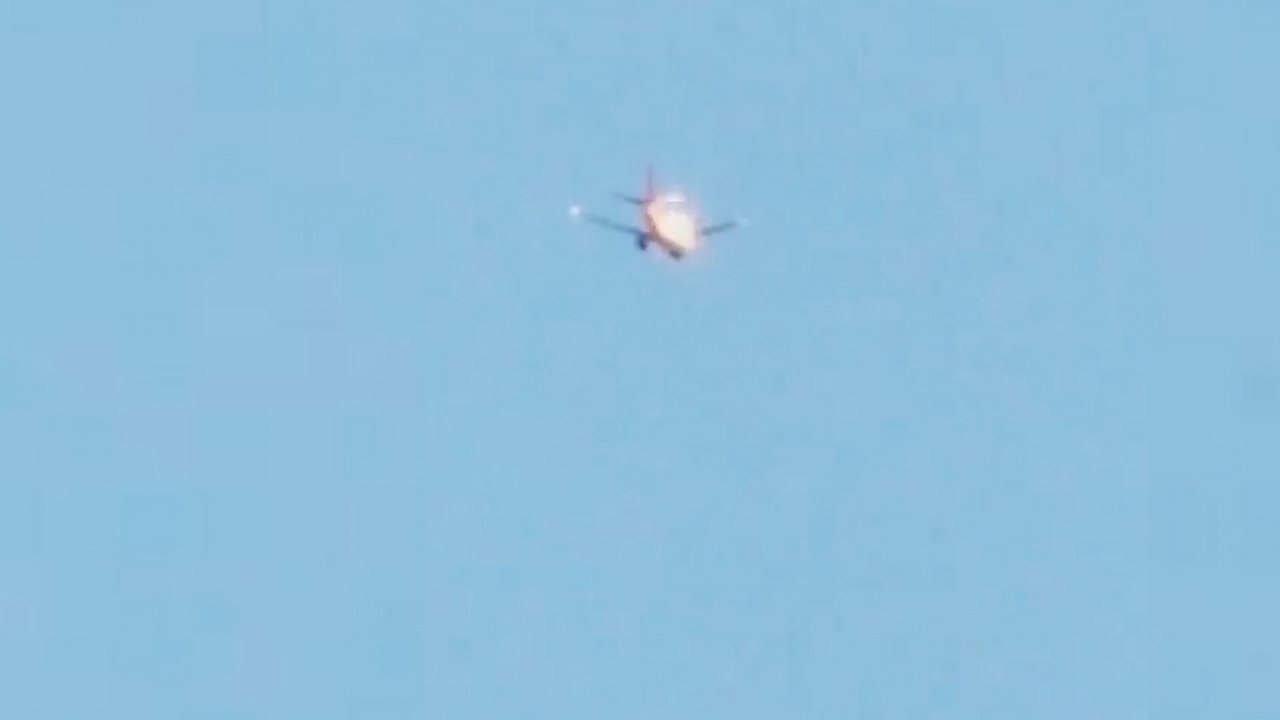 Watch: Southwest Airlines plane engine catches fire, forced to make emergency landing