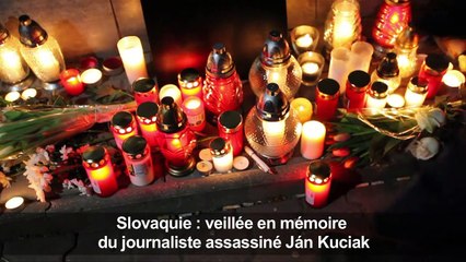 Slovaquie: veillée en mémoire d'un journaliste assassiné