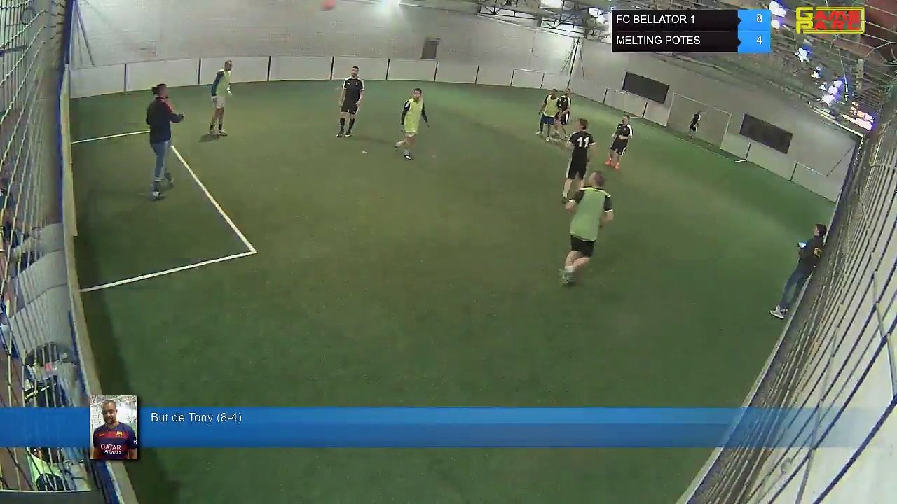 But de Tony (8-4) - FC BELLATOR 1  Vs MELTING POTES - 26/02/18 20:00 - LIGUE 2 - Poitiers Game Parc