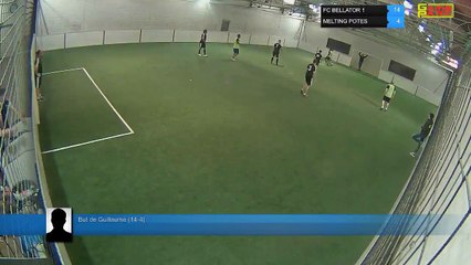 But de Guillaume  (14-4) - FC BELLATOR 1  Vs MELTING POTES - 26/02/18 20:00 - LIGUE 2