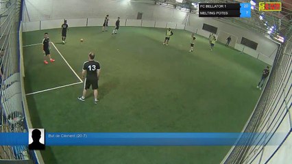 But de Clément (20-7) - FC BELLATOR 1  Vs MELTING POTES - 26/02/18 20:00 - LIGUE 2