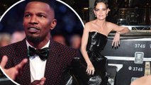 Foxxy lady! Katie Holmes vamps up her look for first ever Grammy Awards… and her secret love Jamie attends too.