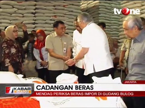 261 Ribu Ton Beras Impor Sudah Masuk Gudang