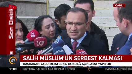 Terörist elebaşı Salih Müslim'in serbest bırakılamasına ilişkin hükümetten ilk tepki geldi
