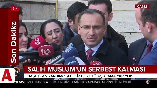 Terörist elebaşı Salih Müslim�in serbest bırakılmasına ilişkin hükümetten ilk tepki