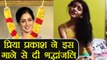 Sridevi: Priya Prakash Varrier ने दी इस गाने के साथ श्रद्धांजलि | Boldsky