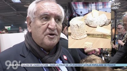 Raffarin : "C'est une sculpture un fromage de chèvre" - ZAPPING CUISINE DU 27/02/2018