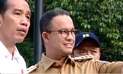 Intip Keakraban Presiden dan Gubernur DKI Jakarta