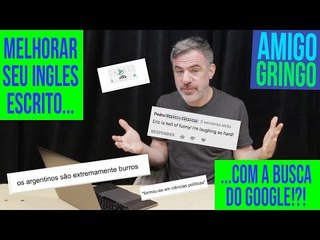 MELHORAR (MUITO) SEU INGLÊS ESCRITO SEM ESTUDAR (NADA)!