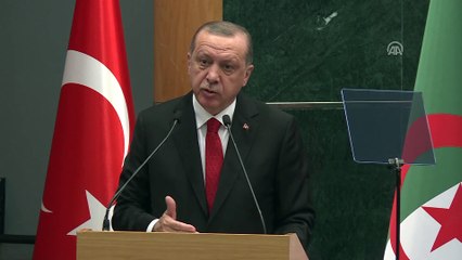 Cumhurbaşkanı Erdoğan: 'Cezayir'le enerji alanında iş birliğimizi süratle ilerletmemiz gerektiğine inanıyorum' - CEZAYİR