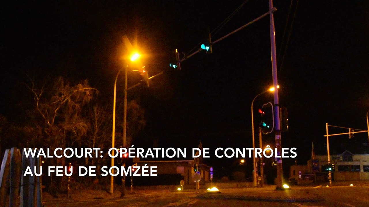 Walcourt: opération contrôles au feu de Somzée