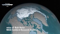 La fonte des glaces du Pôle Nord entre 1984 et 2016 - Froid dans le dos