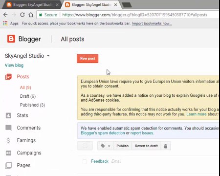 Add Images into Blogger New Post Urdu Hindi David Yusaf