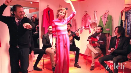 Una tarde de flamenco con Agatha Ruiz de la Prada