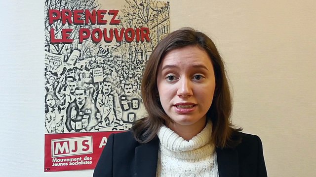 Roxane Lundy apporte le soutien des Jeunes Socialistes Français.e.s à leurs camarades Allemands des JUSOS dans leur campagne pour refuser une nouvelle grande coalition.