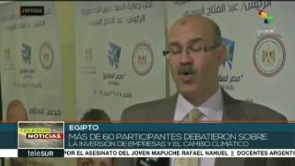 Concluye en Egipto foro anual sobre uso y aprovechamiento del agua