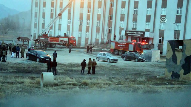 Doğubayazıt 1. Mekanize Tugay Komutanlığı'nda yangın - AĞRI