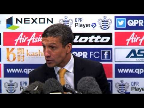 Chris Hughton happy with a point for Norwich at QPR