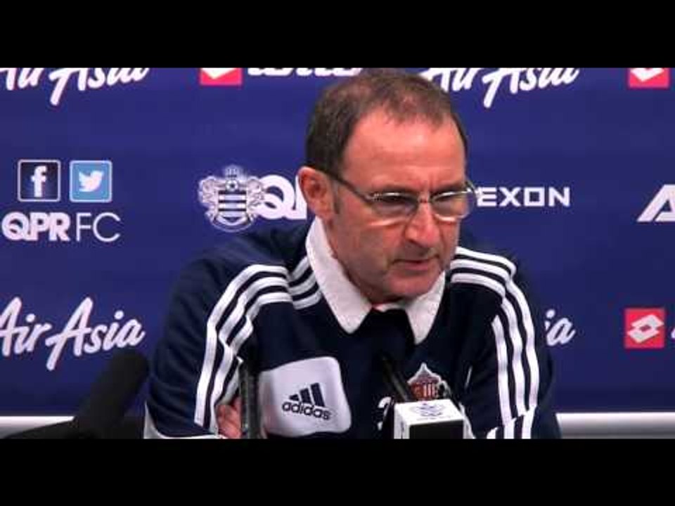 Martin O'Neill after QPR v Sunderland - 9.3.2013 - Edit