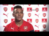 Alex Sanchez on his signing for Arsenal and speaking Spanish