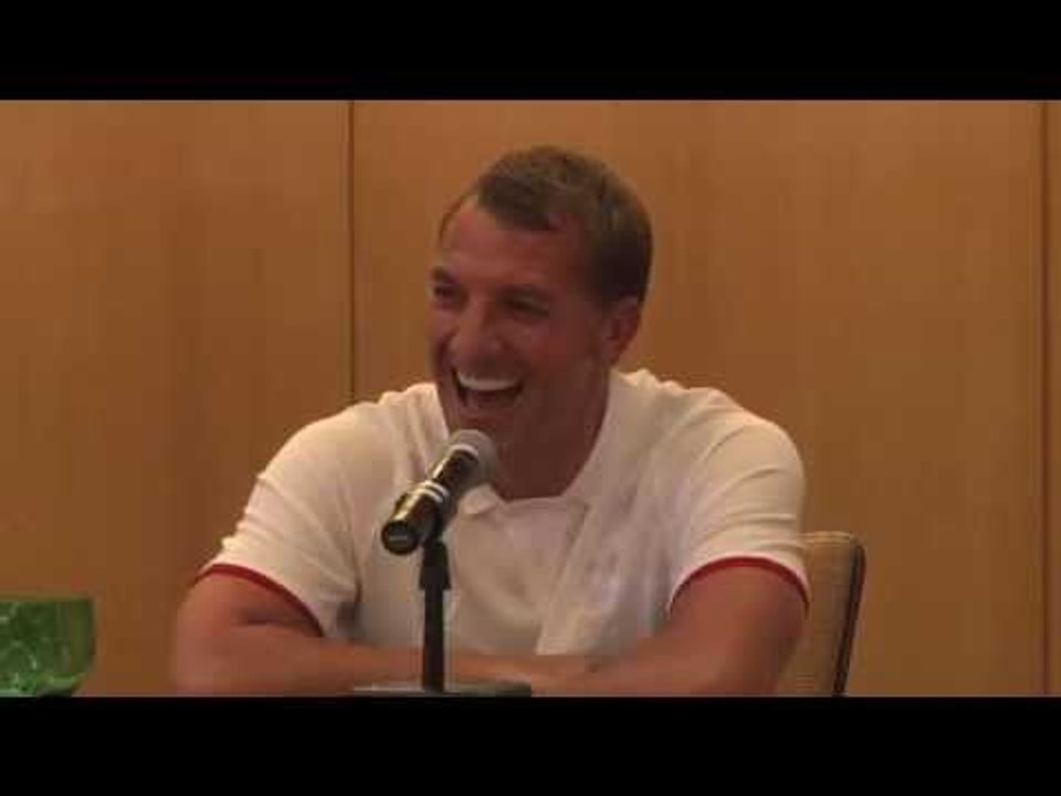 Brendan Rodgers: cracking up in New York