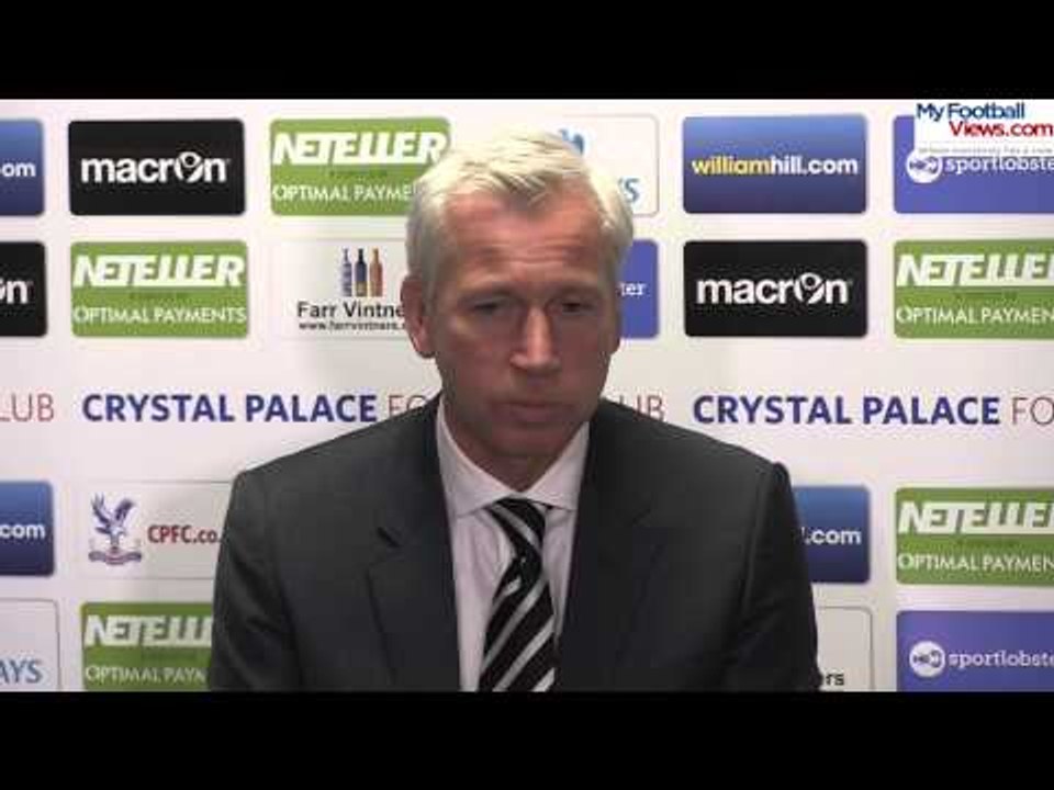 Alan Pardew MFV post Palace v Newcastle - 24 9 2014