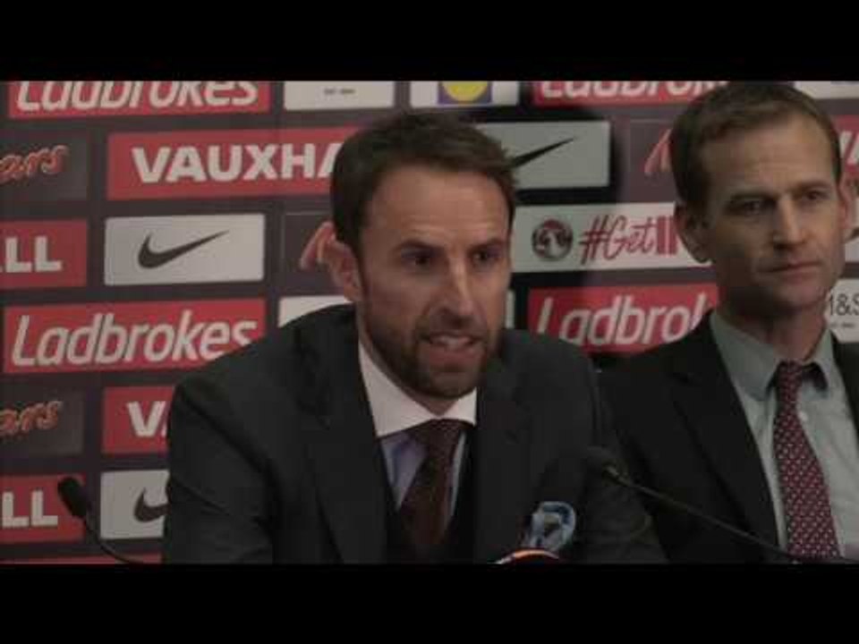 Gareth Southgate thanks Nick Collins