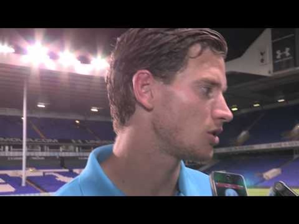 Jan Vertonghen of Spurs after beating Dynamo Tbilisi