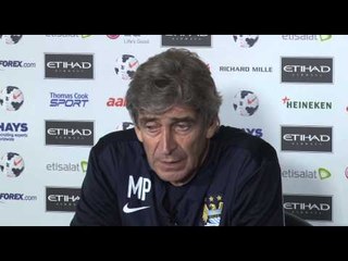 Manuel Pellegrini says Man City must beware of Peter Crouch