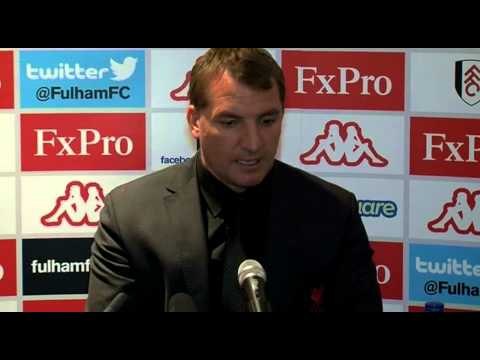 Brendan Rodgers after Fulham v Liverpool 12.5.2013 - Edit