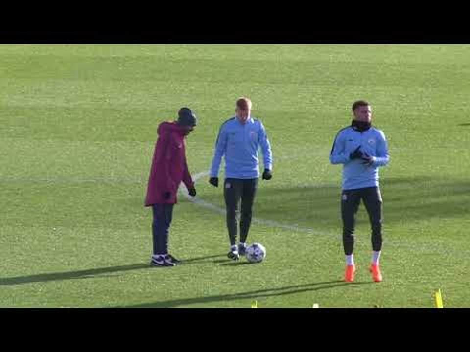 Man City train ahead of Basel clash