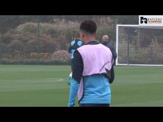 Alderweireld trains away from Spurs team mates